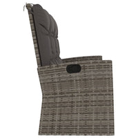 Tuinbank Verstelbaar Met Kussens 173 Cm Poly Rattan