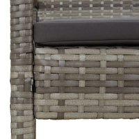 Tuinbank Met Kussen 105 Cm Poly Rattan