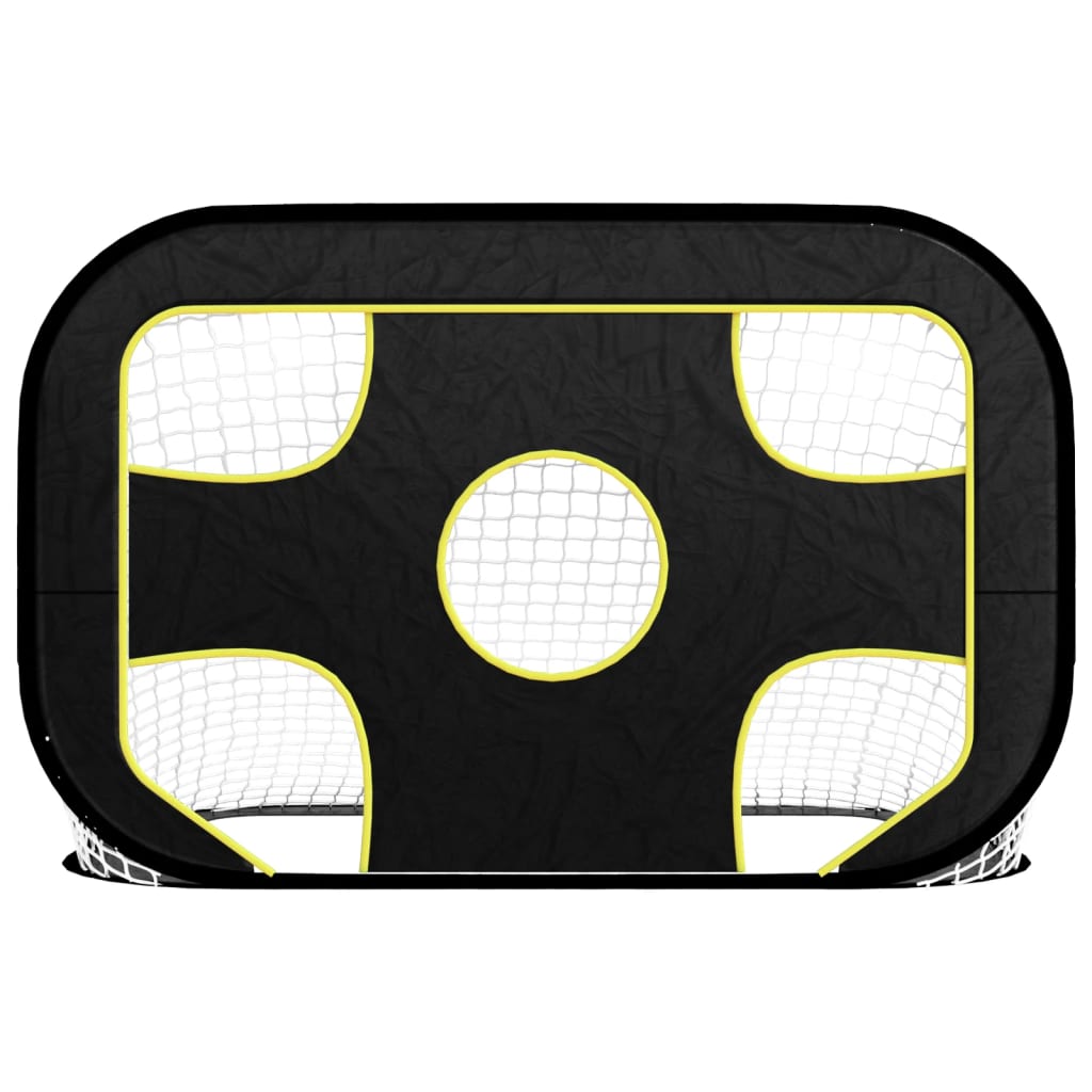 Voetbaldoel Met Doelwit 120X80X80 Cm Polyester