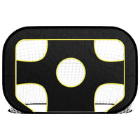 Voetbaldoel Met Doelwit 120X80X80 Cm Polyester