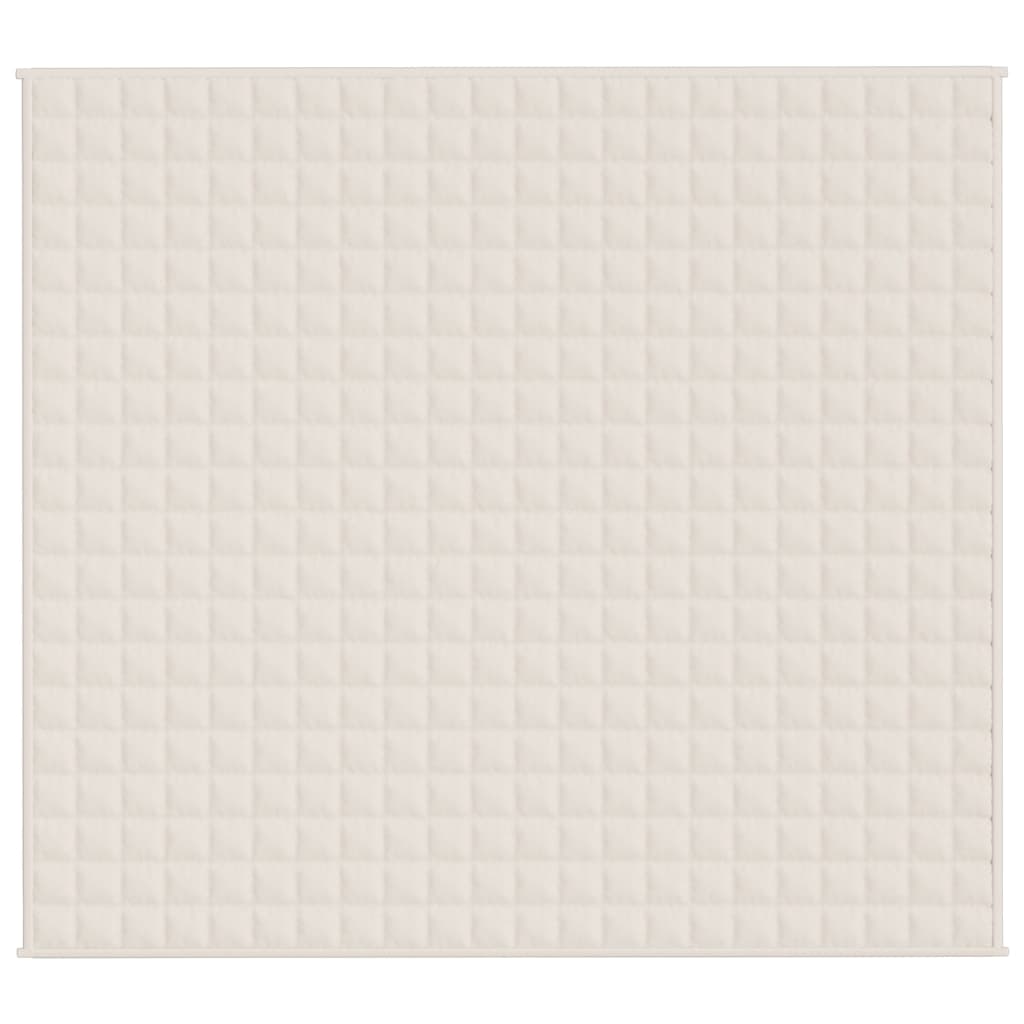 Verzwaringsdeken Stof Lichtkleurig Crème