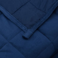 Verzwaringsdeken Stof Blauw