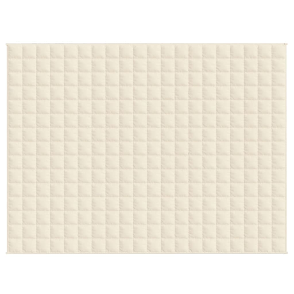 Verzwaringsdeken Stof Lichtkleurig Crème