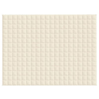 Verzwaringsdeken Stof Lichtkleurig Crème