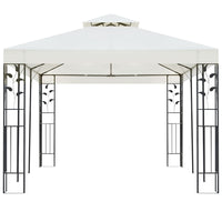 Prieel Met Dubbel Dak 6X3 M Wit