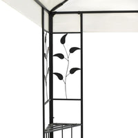 Prieel Met Dubbel Dak 6X3 M Wit