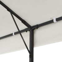 Prieel Met Dubbel Dak 6X3 M Wit