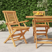 Tuinstoelen 2 St Inklapbaar 56X63X90 Cm Massief Teakhout