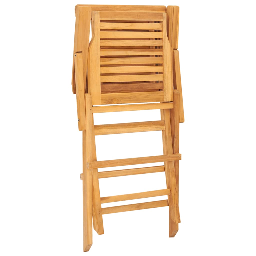 Tuinstoelen Inklapbaar 56X63X90 Cm Massief Teakhout