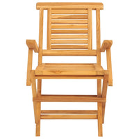 Tuinstoelen Inklapbaar 56X63X90 Cm Massief Teakhout