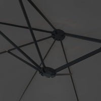 Parasol Dubbel Dak Met Led 449X265 Cm Kleurig