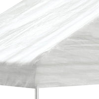 Prieel Met Dak 6,69X5,88X3,75 M Polyetheen Wit