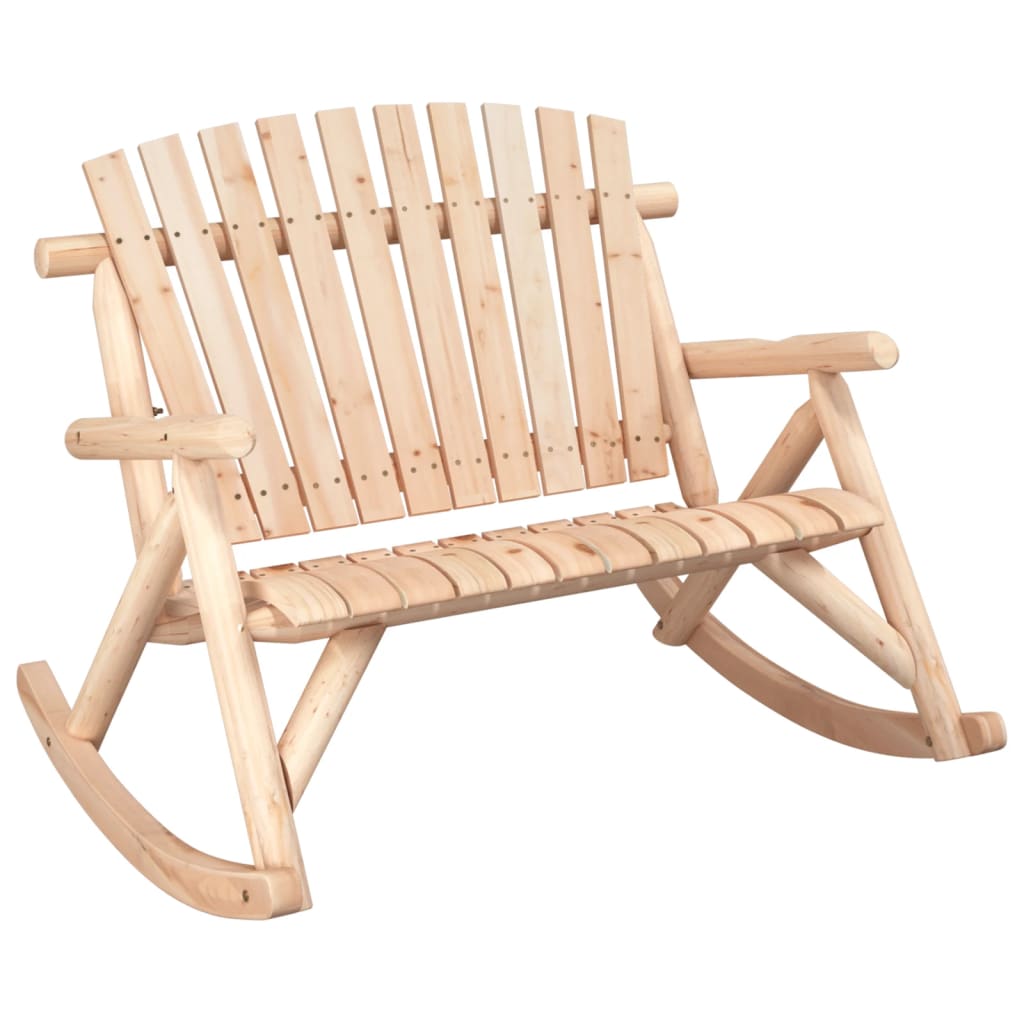 Schommelbank 2-Zits 123X96X102 Cm Massief Vurenhout