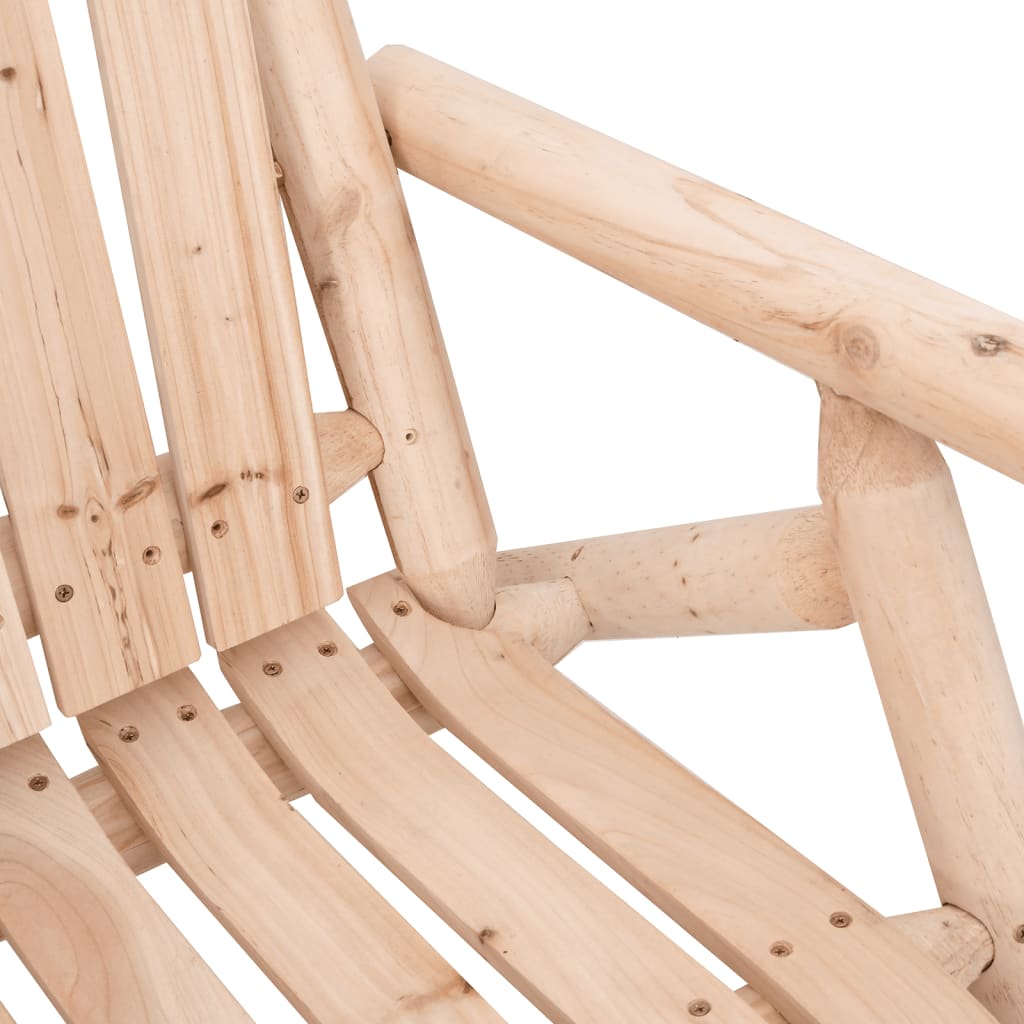 Schommelbank 2-Zits 123X96X102 Cm Massief Vurenhout