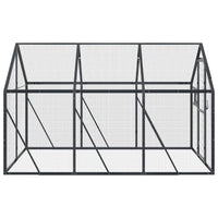 Volière 1,79X3X1,85 M Aluminium Kleurig