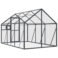 Volière 1,79X3X1,85 M Aluminium Kleurig