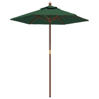 Parasol Met Houten Paal 196X231 Cm