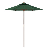 Parasol Met Houten Paal 196X231 Cm