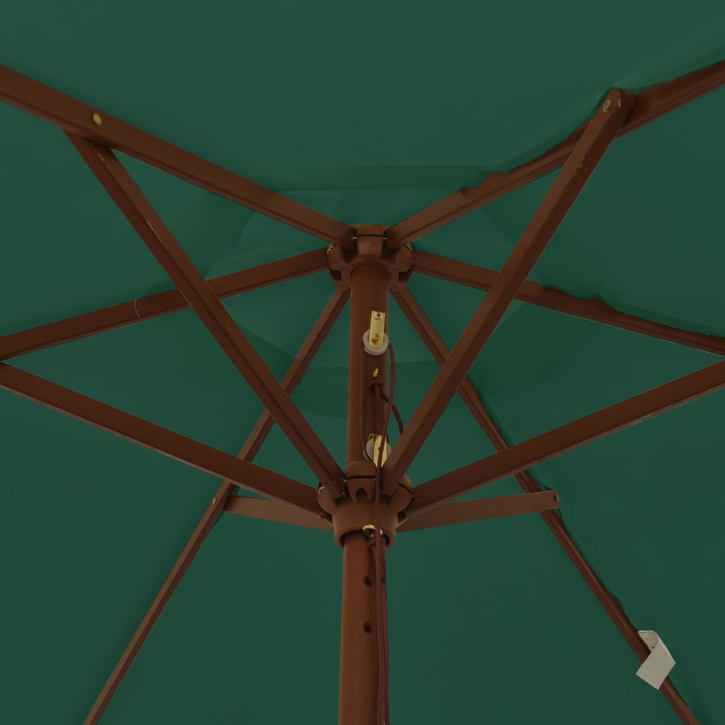 Parasol Met Houten Paal 196X231 Cm