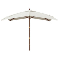 Parasol Met Houten Paal 300X300X273 Cm Kleurig