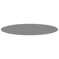 Zwembadgrondzeil Ø396 Cm Polyester Geotextiel Lichtgrijs