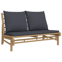 5-Delige Loungeset Met Kussens Bamboe