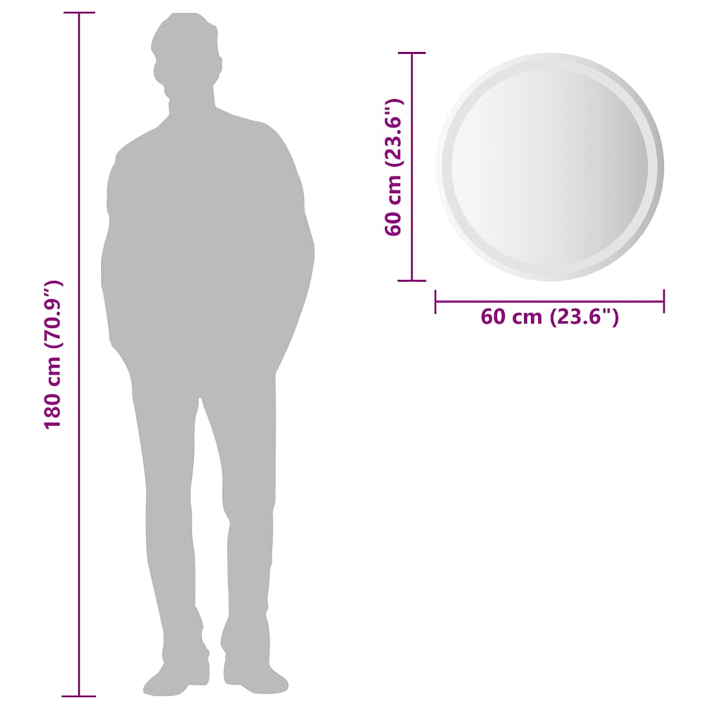Badkamerspiegel Led Rond