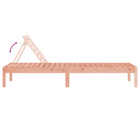 Ligbed 199,5X60X74 Cm Massief Douglashout