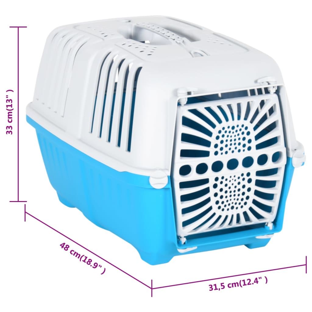 Reismand 48X31,5X33 Cm Polypropeen Wit En Blauw