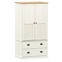 Kledingkast Vigo 90X55X170 Cm Massief Grenenhout