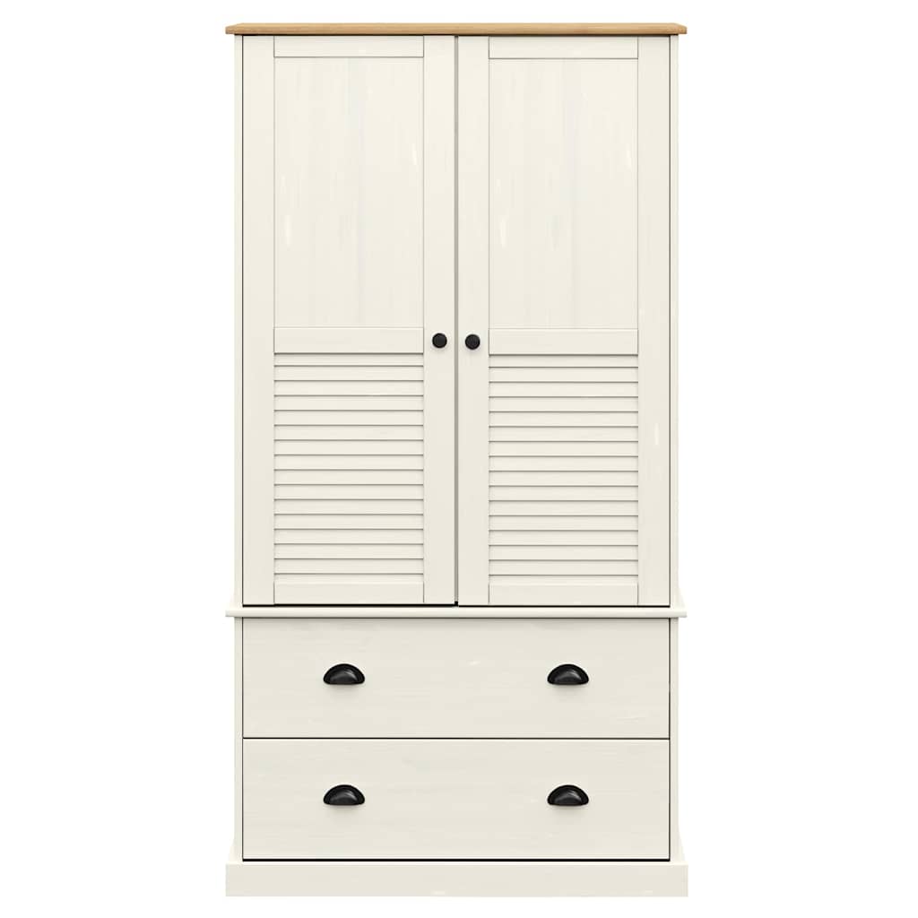 Kledingkast Vigo 90X55X170 Cm Massief Grenenhout