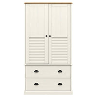 Kledingkast Vigo 90X55X170 Cm Massief Grenenhout