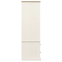 Kledingkast Vigo 90X55X170 Cm Massief Grenenhout