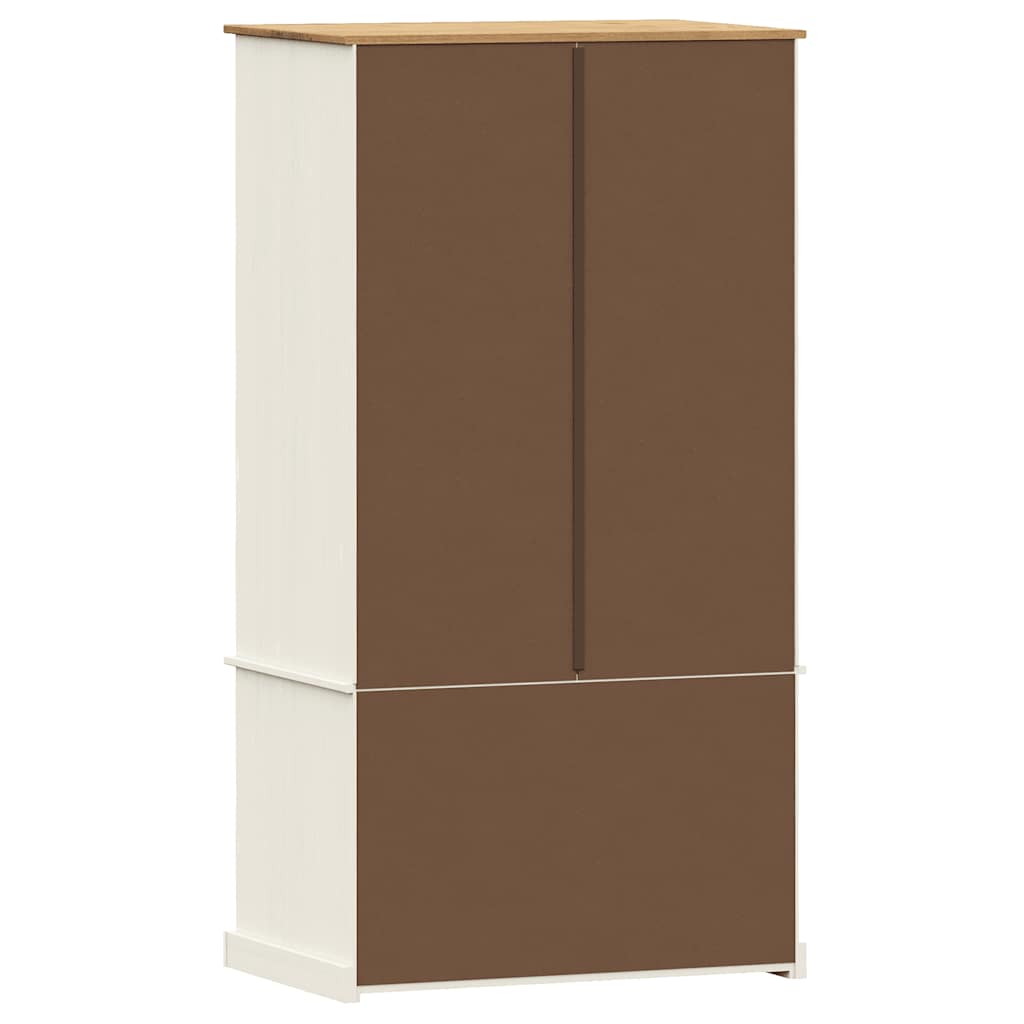 Kledingkast Vigo 90X55X170 Cm Massief Grenenhout