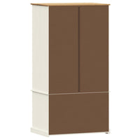 Kledingkast Vigo 90X55X170 Cm Massief Grenenhout