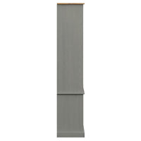 Vitrinekast Vigo 85X35X170 Cm Massief Grenenhout