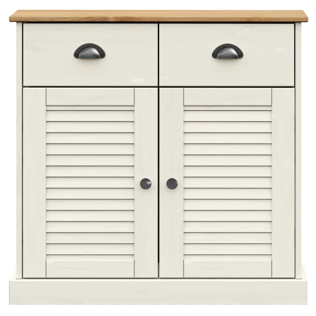 Dressoir Met Lades Vigo 78X40X75 Cm Massief Grenenhout