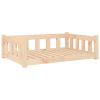 Hondenmand 95,5X65,5X28 Cm Massief Grenenhout