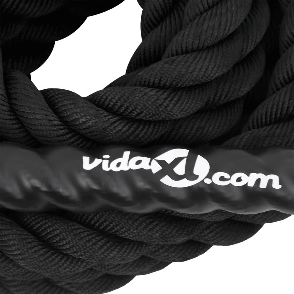 Battle Rope Zwart 6,8 Kg Polyester