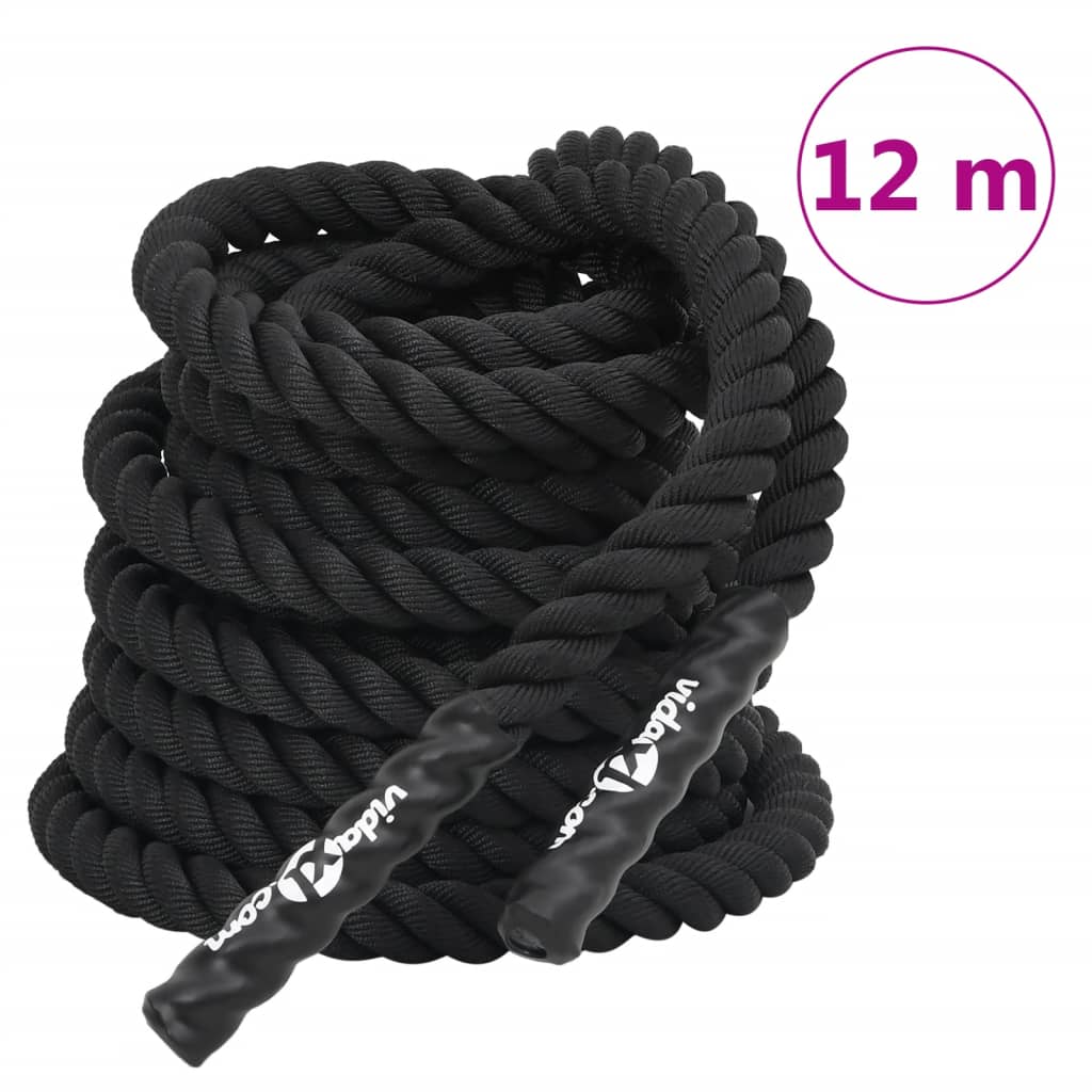Battle Rope Zwart 6,8 Kg Polyester