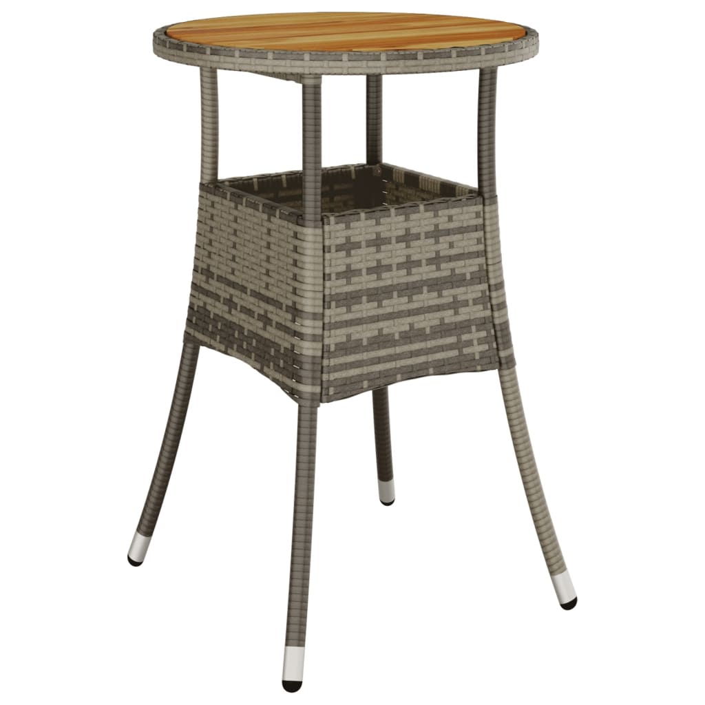 5-Delige Bistroset Met Kussens Poly Rattan