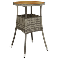 5-Delige Bistroset Met Kussens Poly Rattan