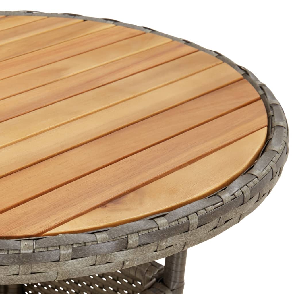 5-Delige Bistroset Met Kussens Poly Rattan
