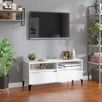 Tv-Meubel 150X30X44,5 Cm Bewerkt Hout Wit