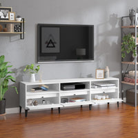 Tv-Meubel 150X30X44,5 Cm Bewerkt Hout Wit