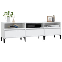 Tv-Meubel 150X30X44,5 Cm Bewerkt Hout Wit