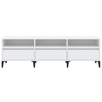 Tv-Meubel 150X30X44,5 Cm Bewerkt Hout Wit