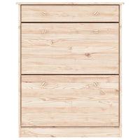 Schoenenkast Alta 77X35X96 Cm Massief Grenenhout Naturel