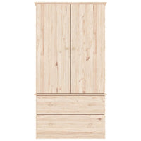 Kledingkast Alta 90X55X170 Cm Massief Grenenhout