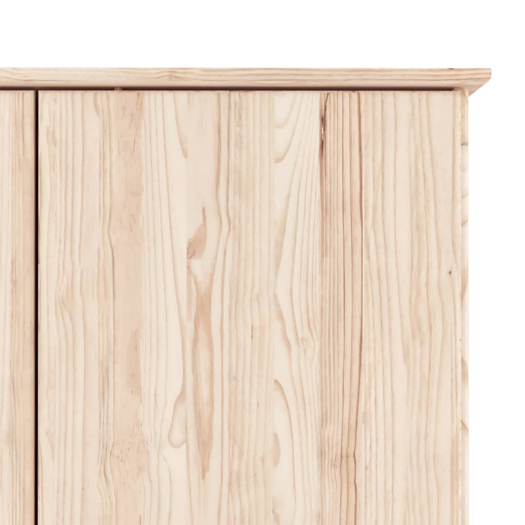 Kledingkast Alta 90X55X170 Cm Massief Grenenhout